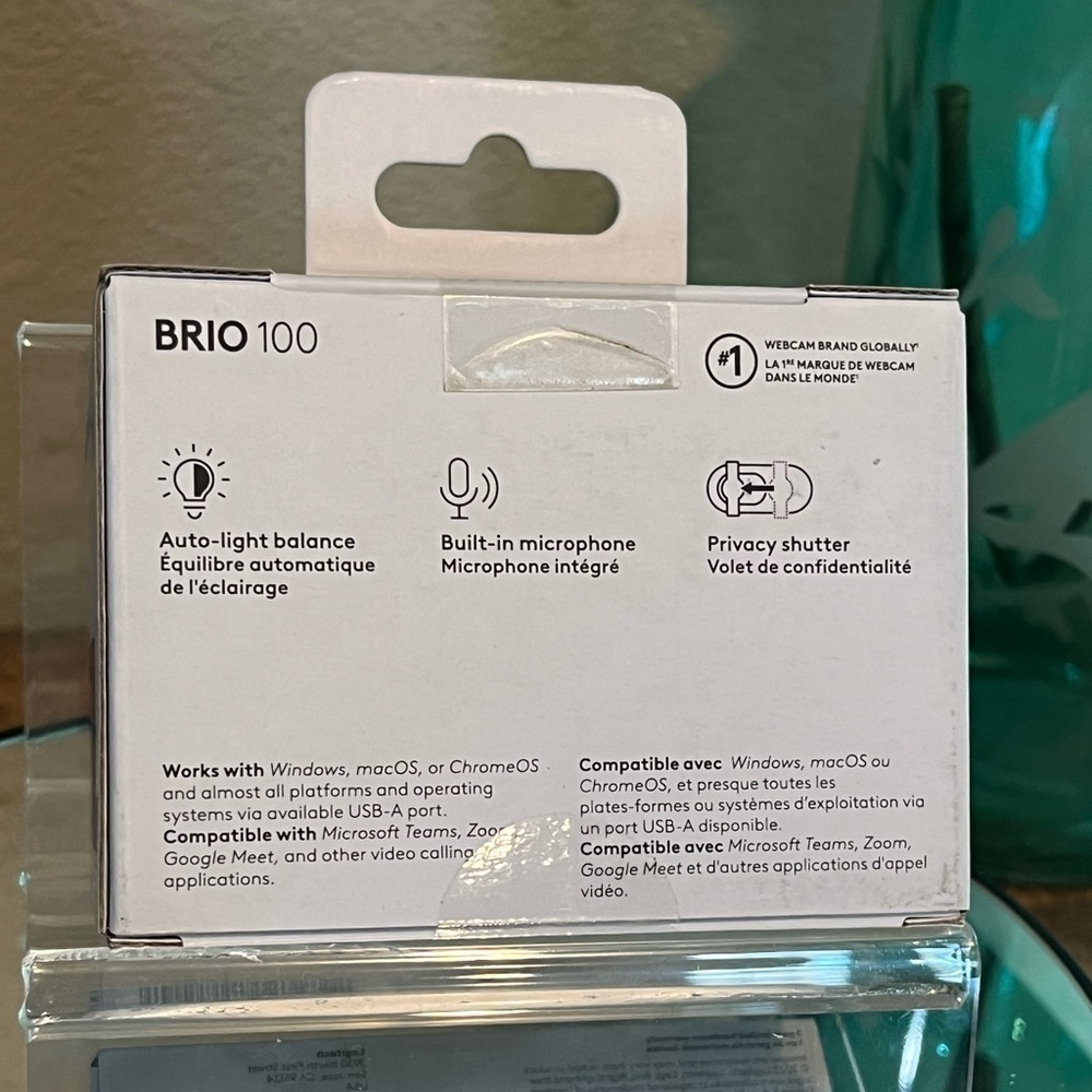 Logitech Brio 100 Full HD 1080p Webcam, new! - Picture 4 of 5
